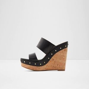 New with box size 8 Aldo black wedges